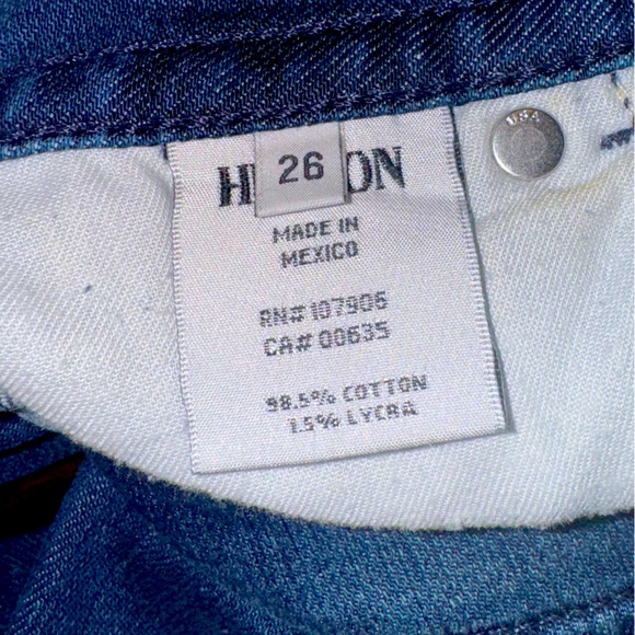 NWOT Hudson Low Rise Medium/Dark Wash Boot Cut Jean - Picture 6 of 6
